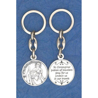 6-pack - Saint Christopher Token Key ring