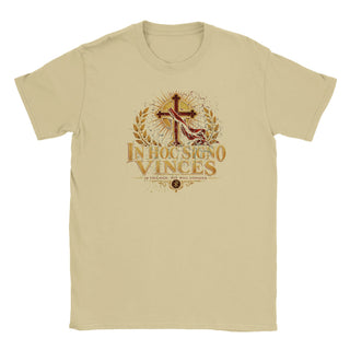 In Hoc Signo Vinces Gold and Crimson T-Shirt