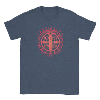 St. Benedict Medal Cross Gradient T-Shirt