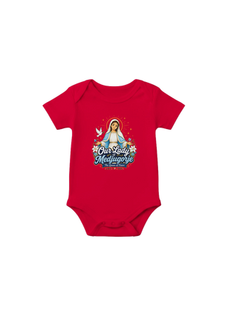 Our Lady of Medjugorje Baby Onesie - view 3