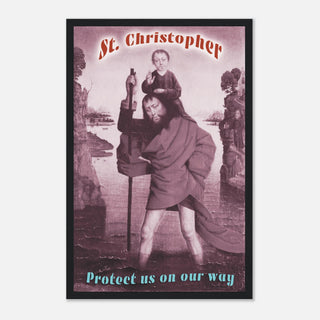 St. Christopher Prayer Framed Print - view 22