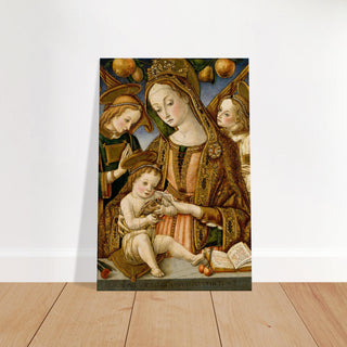 Madonna and Child with Angels Canvas Print - view 7