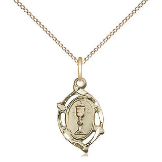 14kt Gold Filled Communion Medal | Small