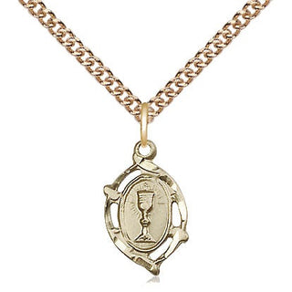 14kt Gold Filled Communion Medal | Small