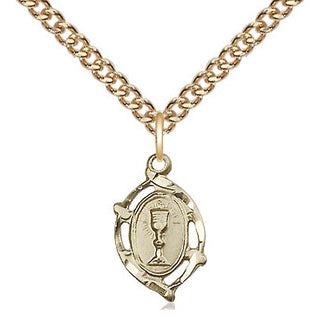 14kt Gold Filled Communion Medal | Small