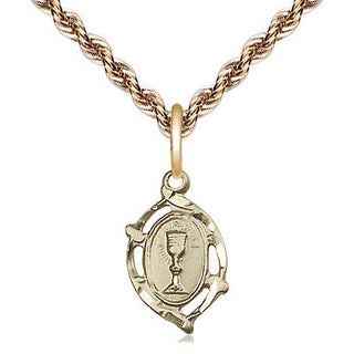 14kt Gold Filled Communion Medal | Small