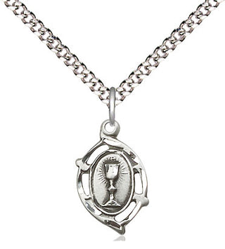 Sterling Silver Communion Medal Religious and Catholic Jewelry