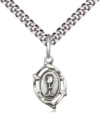 Sterling Silver Communion Medal Religious and Catholic Jewelry