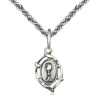 Sterling Silver Communion Medal Religious and Catholic Jewelry