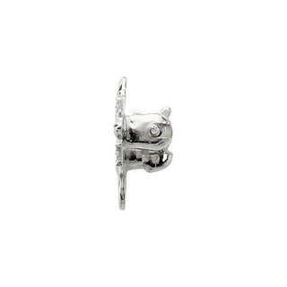 14K White Baptismal Pin