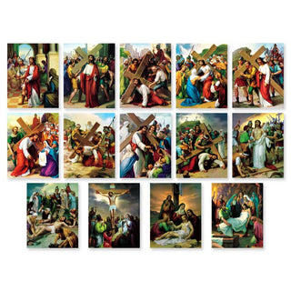 Station Of The Cross Poster Set 8" X 10"