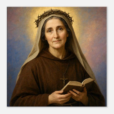 St. Angela of Foligno - Devotional Canvas