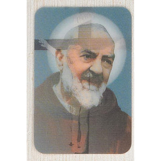 12-Pack - 3-D Card - Crucifixion/ Padre Pio