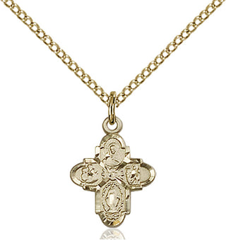 Gold-Filled 4-Way Pendant