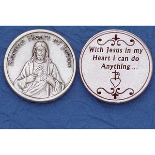 Bulk Italian Tokens- Sacred Heart of Jesus