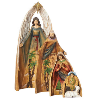 11-Inch 4 Pc Set Nesting Nativity