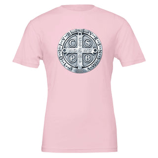 St. Benedict Medal Metallic T-Shirt - view 6