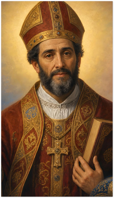 St. Ildephonsus of Toledo Holy Cards