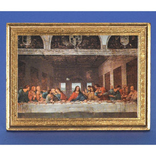 The Last Supper- Da Vinci- 7 x 5 inch Gold Leaf Made in Florence, Italy