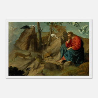 Christ in the Wilderness Framed Print - view 2
