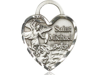 Sterling Silver Saint Michael the Archangel Medal | Engravable