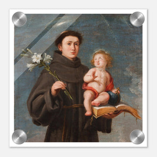 St. Anthony with Christ Child Acrylic Wall Plaque - view 5
