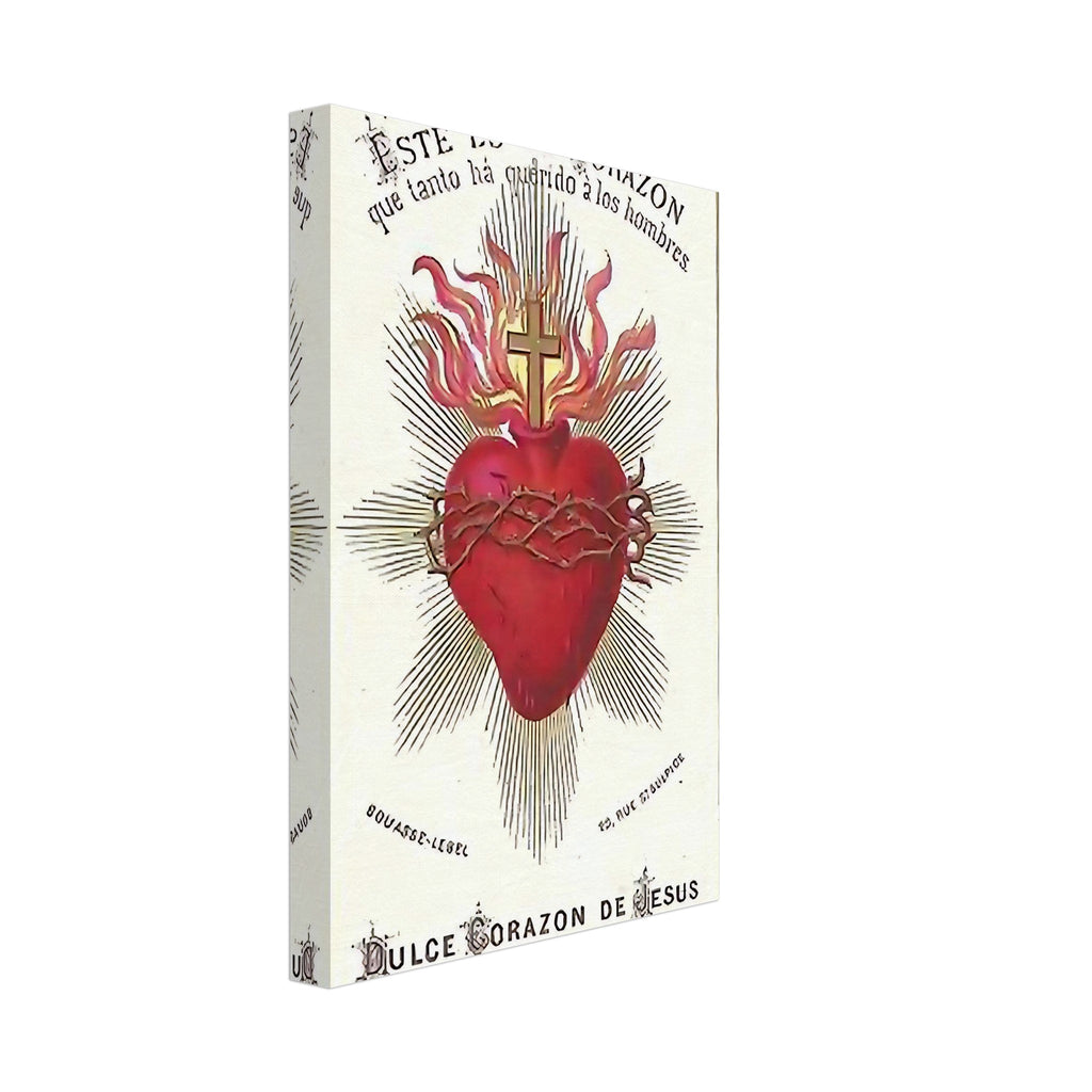 Vintage Sweet Heart of Jesus Canvas Print – CatholicShop.com