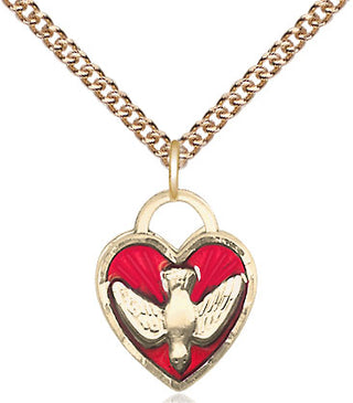 14kt Gold Confirmation Medal Engraved Catholic Saint Jewelry