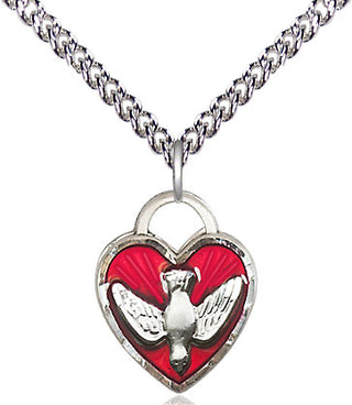 Sterling Silver Confirmation Medal Religious Jewelry Engraved Catholic Saint Jewelry