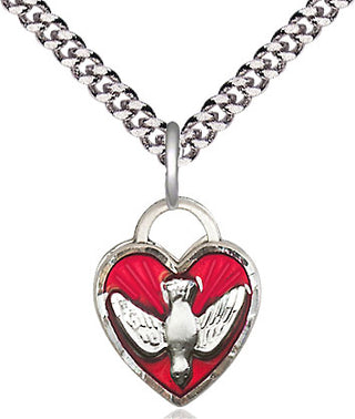 Sterling Silver Confirmation Medal Religious Jewelry Engraved Catholic Saint Jewelry