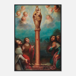 Our Lady Appearing to St. James Framed Print - view 6