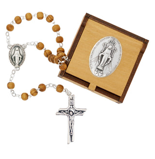 Miraculous Wood Rosary