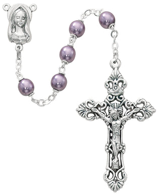 7mm Lavender Rosary