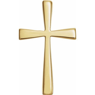 14K Yellow 18x11 mm Cross Pendant
