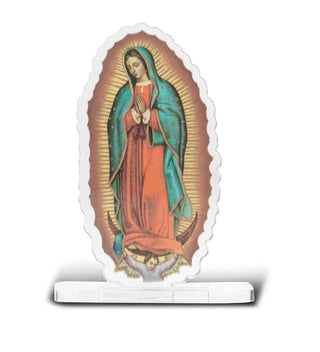 2"X2 3/4" Our Lady Of Guadalupe Statuette With Base 5-Pack