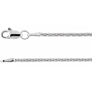 7 Inch Wheat Bracelet With Lobster Clasp Sterling Silver Ch973 101 P