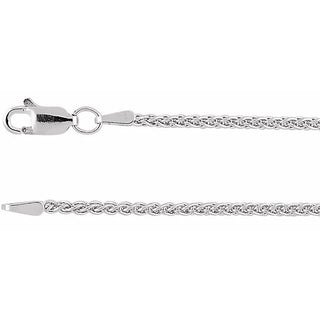 7 Inch Wheat Bracelet With Lobster Clasp Sterling Silver Ch971 101 P