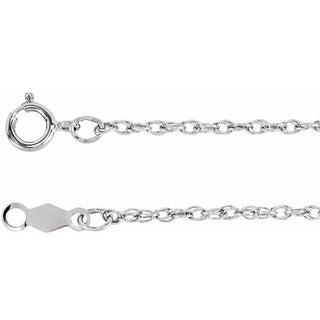 7 Inch 1 25 Mm Rope Chain Bracelet 14K Yellow Gold