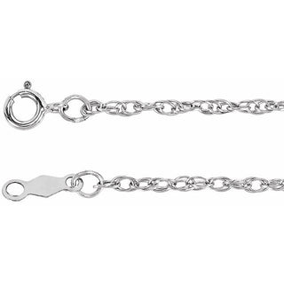 7 Inch 1Mm Rope Chain Bracelet 14K Yellow Gold Ch474 244386 P