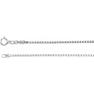 1.75 mm Diamond-Cut Box Chain 