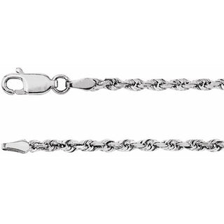 7 Inch Diamond Cut Rope Bracelet With Lobster Clasp 14K Yellow Gold Ch513 242153 P