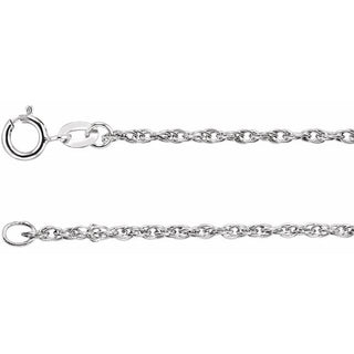 16 Inch Rope Chain With Spring Ring Sterling Silver Ch70 70001 P