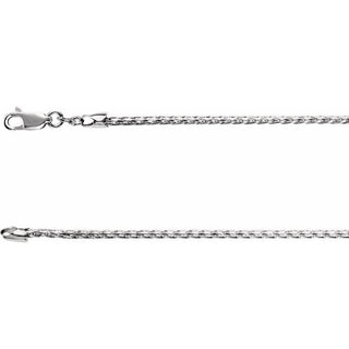 1.75 mm Diamond-Cut Wheat Chain 