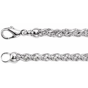 7 Inch Wheat Bracelet Sterling Silver Ch267 139530 P