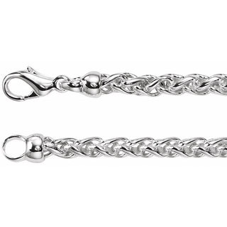 7 Inch Wheat Bracelet Sterling Silver Ch267 139530 P
