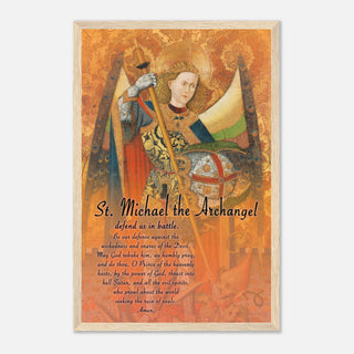 St. Michael the Archangel Prayer Framed Print