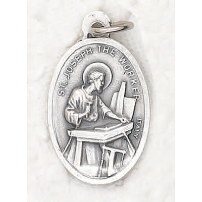 25-Pack - Oxidized Pendant-St Joseph the Worker