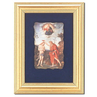 Baptism Of Jesus Frescoe In 361B Frame