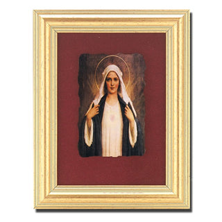 Immaculate Heart Of Mary Frescoe In 361R Frame