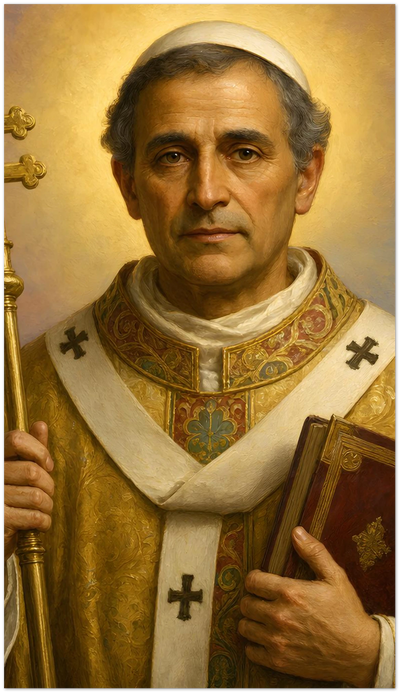 St. Leo II Holy Cards